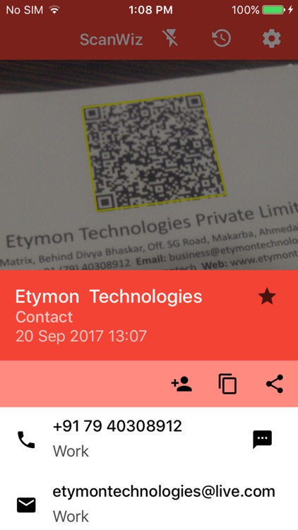 ScanWiz : QR & Barcode Scanner