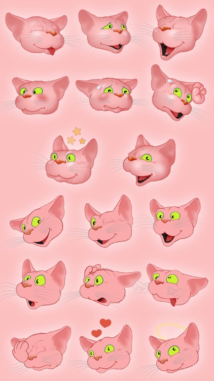 Pink Cat emoji