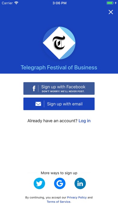 Telegraph Festival of Business screenshot 2