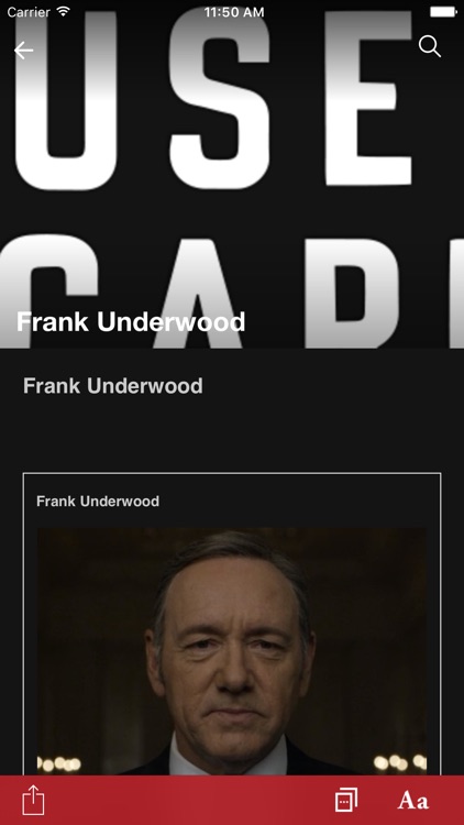 FANDOM for: House of Cards screenshot-3