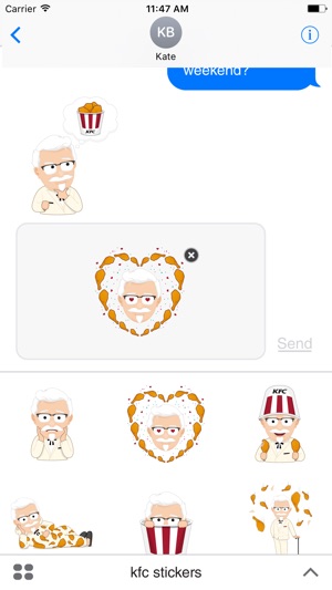 KFC Stickers(圖2)-速報App