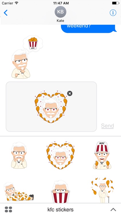 KFC Stickers