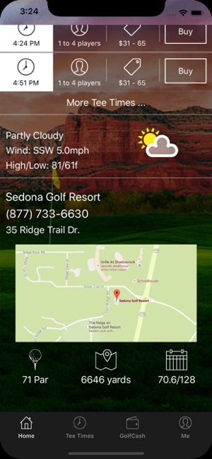 Sedona Golf Resort Tee Times(圖3)-速報App