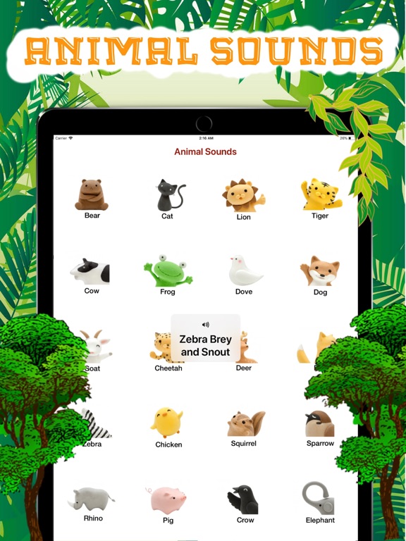 Jungle Animal Sounds. Apps 148Apps