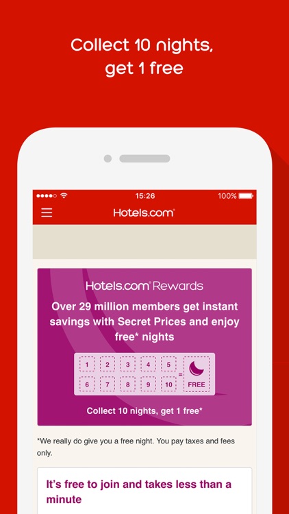 Hotels.com - Hotel booking