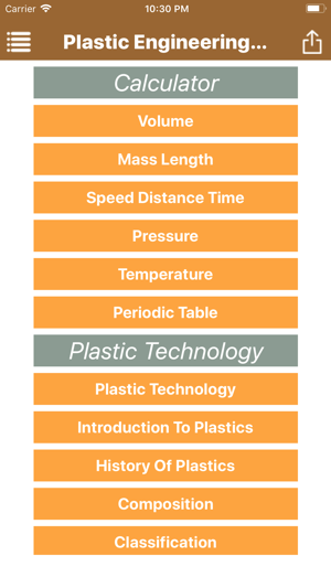 Plastic Engineering Calculator(圖2)-速報App