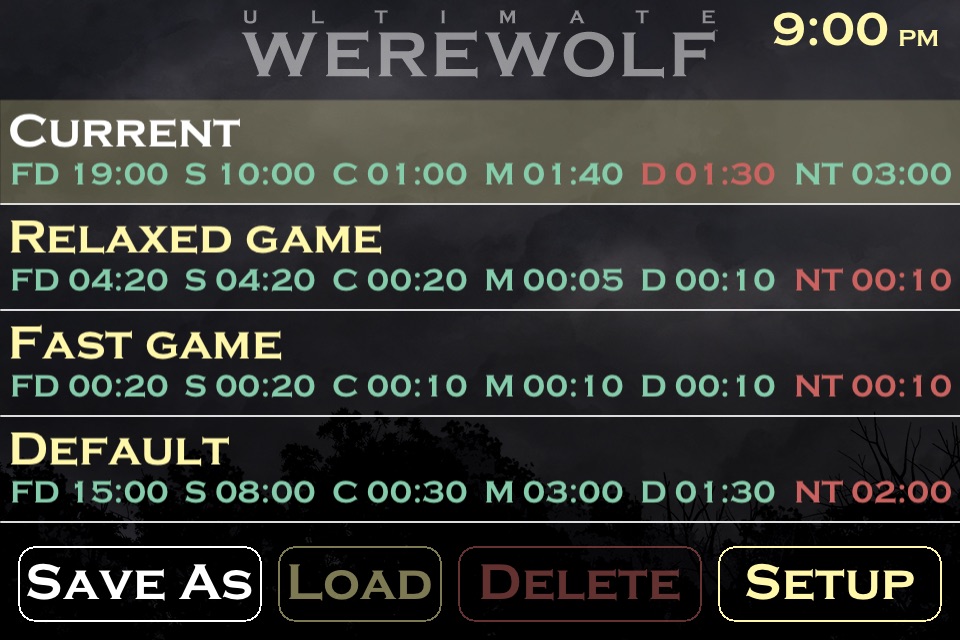 Ultimate Werewolf Timer screenshot 3