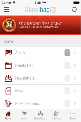 St Gregory the Great CPS screenshot 2