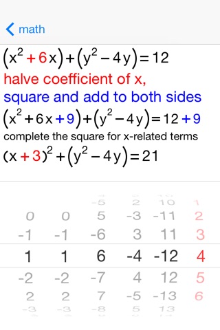 Circles and Equations screenshot 3