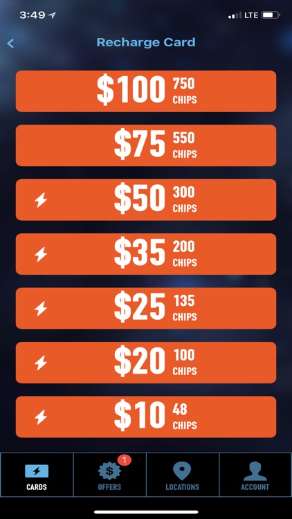 Dave & Buster’s Charger