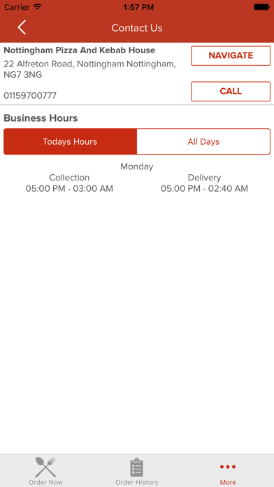 How to cancel & delete Nottingham Pizza & Kebab House from iphone & ipad 4