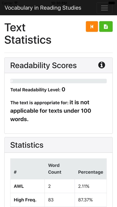 Vocabulary in Reading Study screenshot 4