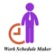 The work schedule maker offers companies to arrange their daily work productively and manage their work tasks and time