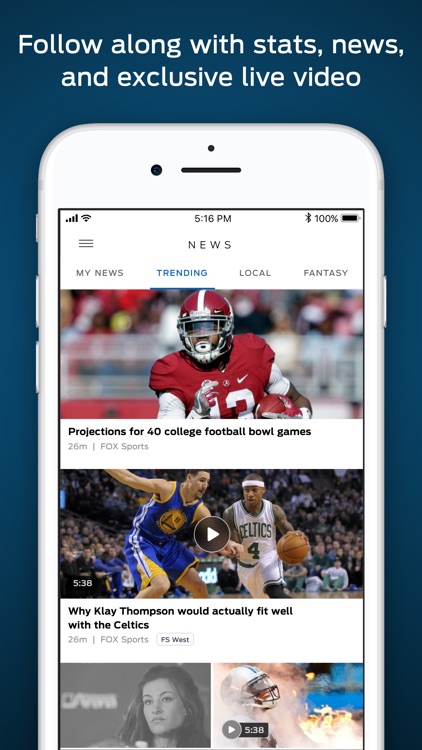FOX Sports: Streaming & Scores screenshot-3