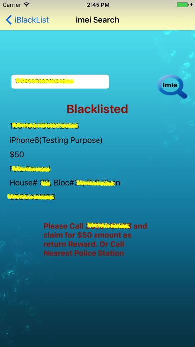 How to cancel & delete iMei Blacklist Checker from iphone & ipad 2