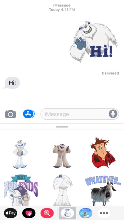 Smallfoot Emoji Stickers