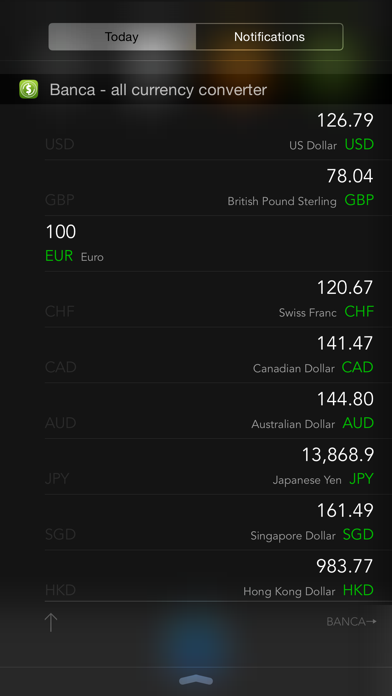 Banca - beautiful currency converter Screenshot 2