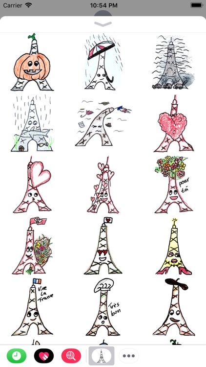 Eiffel-Sticker