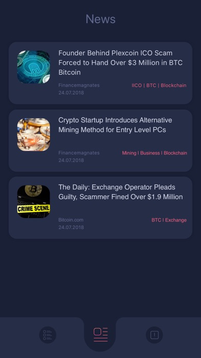 React Bitcoin Ticker screenshot 4