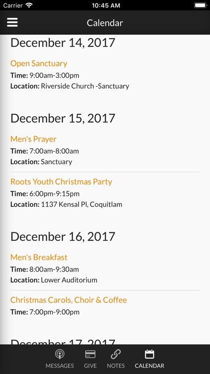 Riverside Community Church App