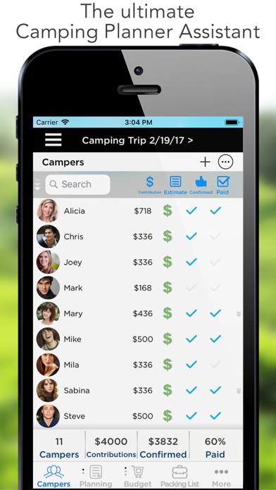 Pro Camping Planner screenshot1