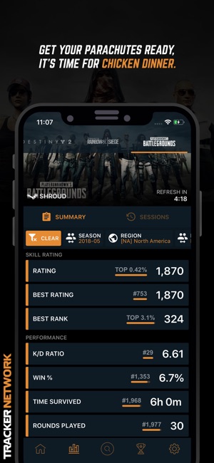 iphone screenshots - how many players on fortnite tracker