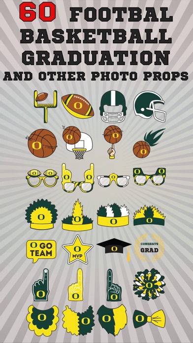 Oregon Ducks PLUS Selfie Stickers screenshot 3