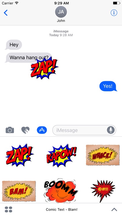 Comic Text - Blam!