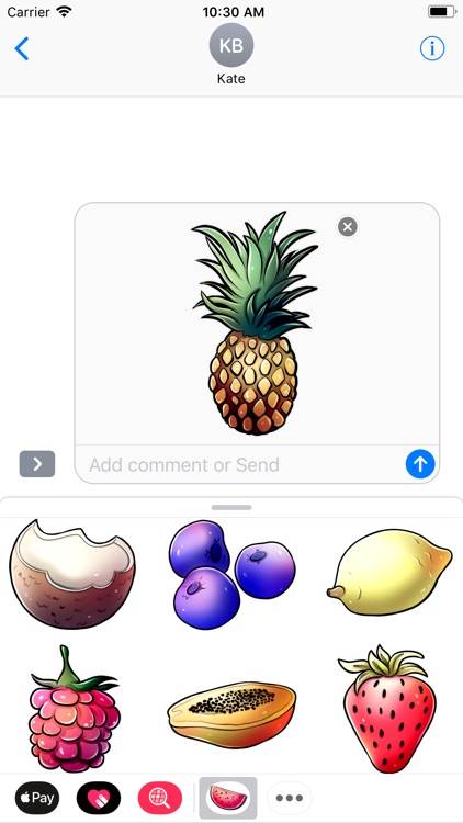 Fruits Stickers by Rike's Art