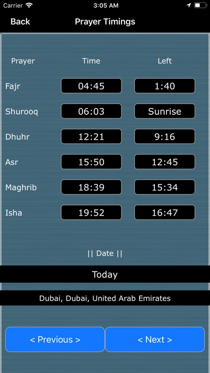 Qibla Finder : Prayer Timings