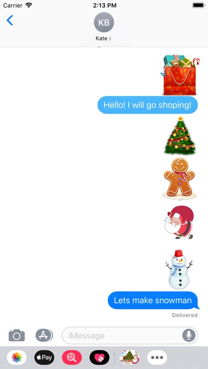 Christmas stickers for 2018 screenshot-3