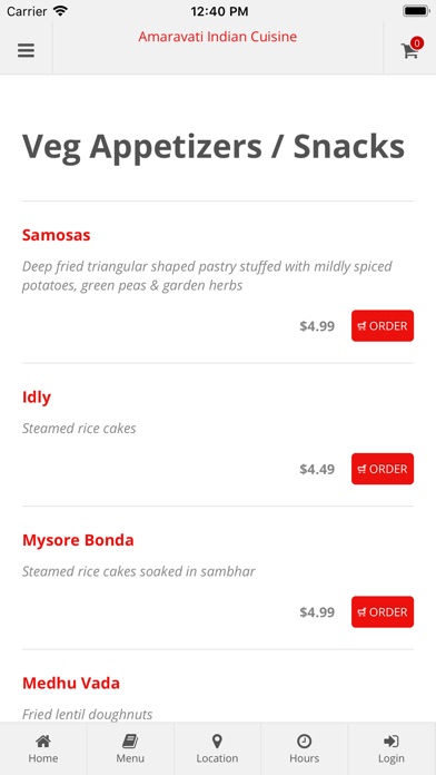 Amaravati Indian Cuisine screenshot 2