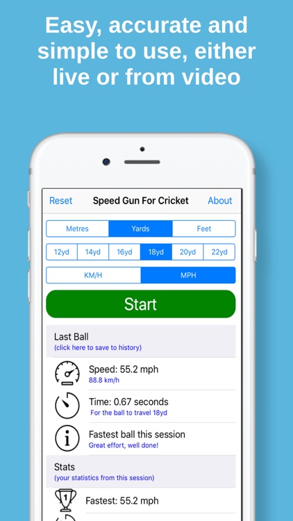 Speed Gun for Cricket Pro