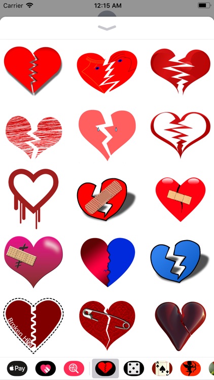 broken heart Sticker