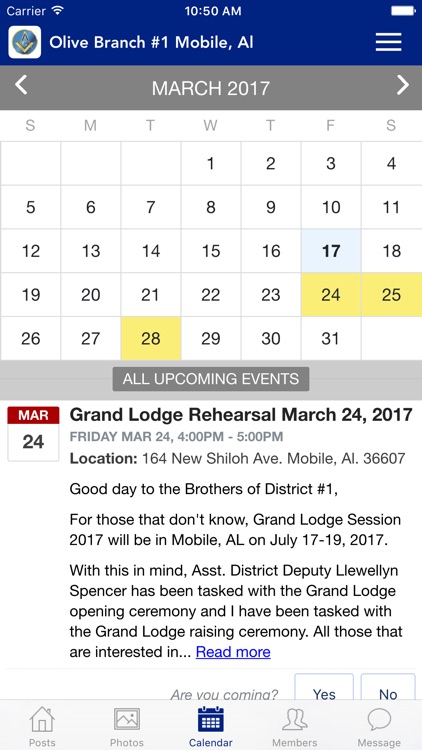 Olive Branch #1 Mobile, Alabama