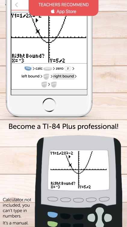 TI 84 Graphing Calculator Man.