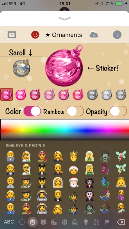 Christmas Ornaments • Stickers screenshot-3