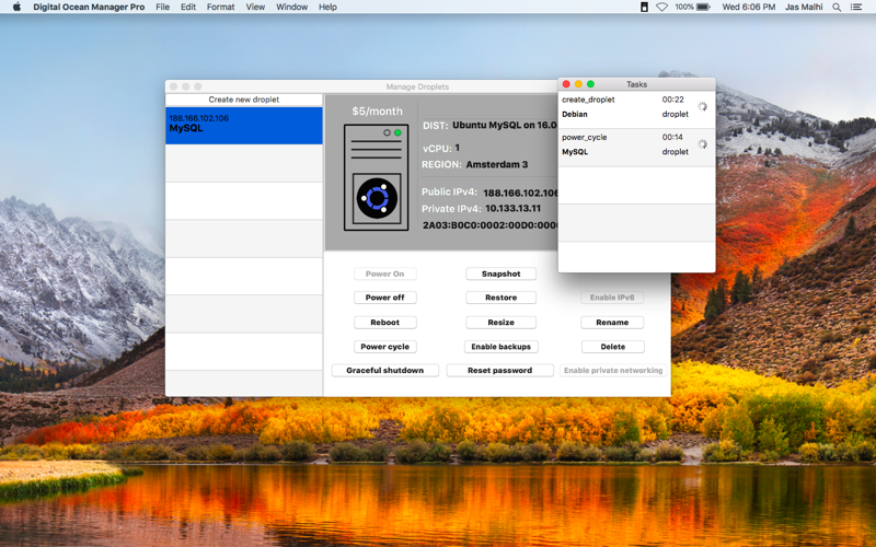 Digital Ocean Manager Pro screenshot 4