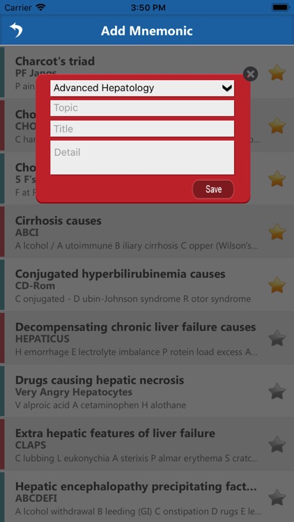 Gastroenterology Mnemonics screenshot-4