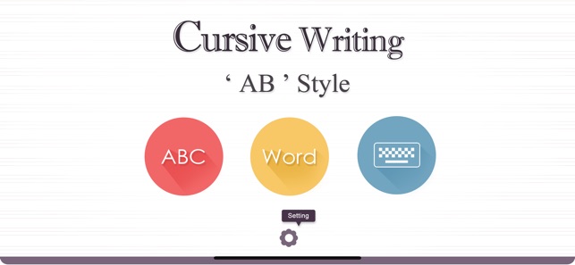 Cursive Writing AB Style