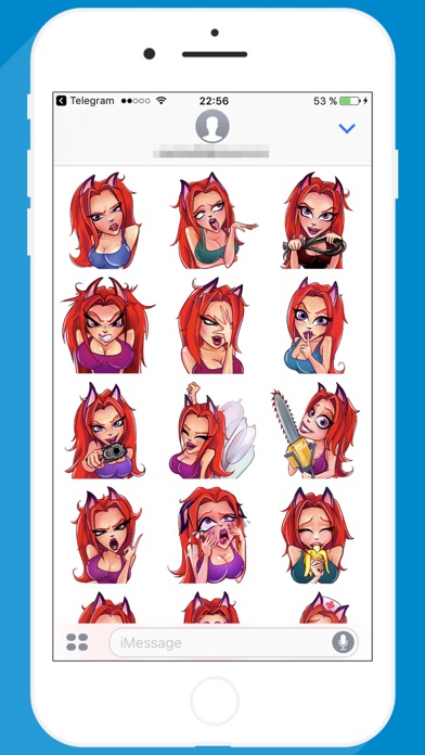 Devil Girl STiK Sticker Pack screenshot 3