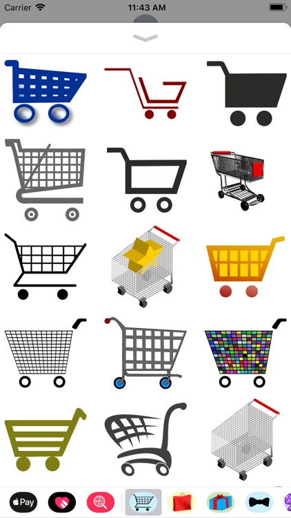 Shopping Cart Stickers