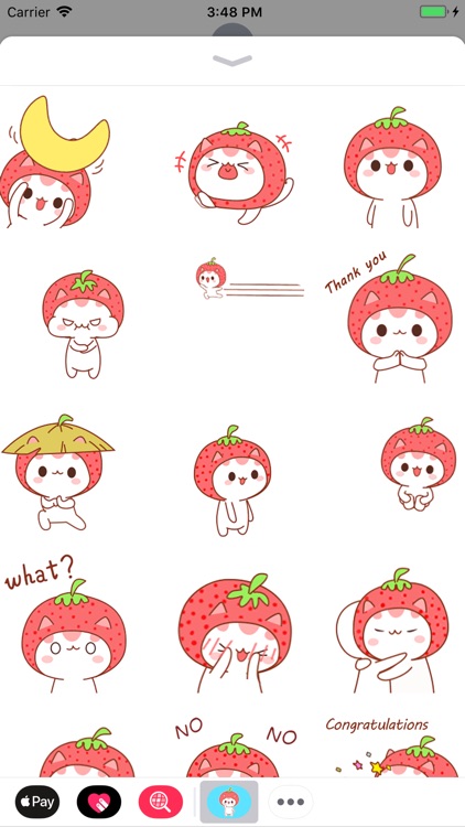 Strawberry Cat Animated