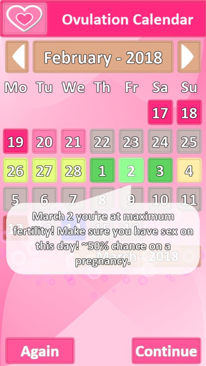 Ovulation Calendar