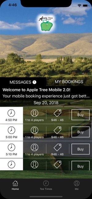 Apple Tree Golf tee Times