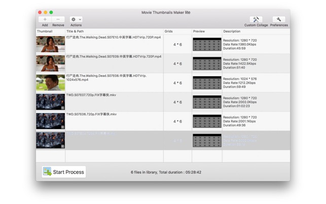 mac os x mkv icon preview