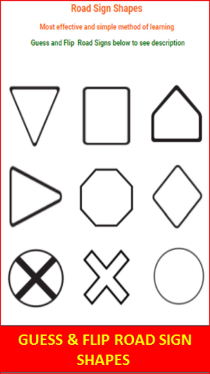 MD MVA Road Sign Flashcards