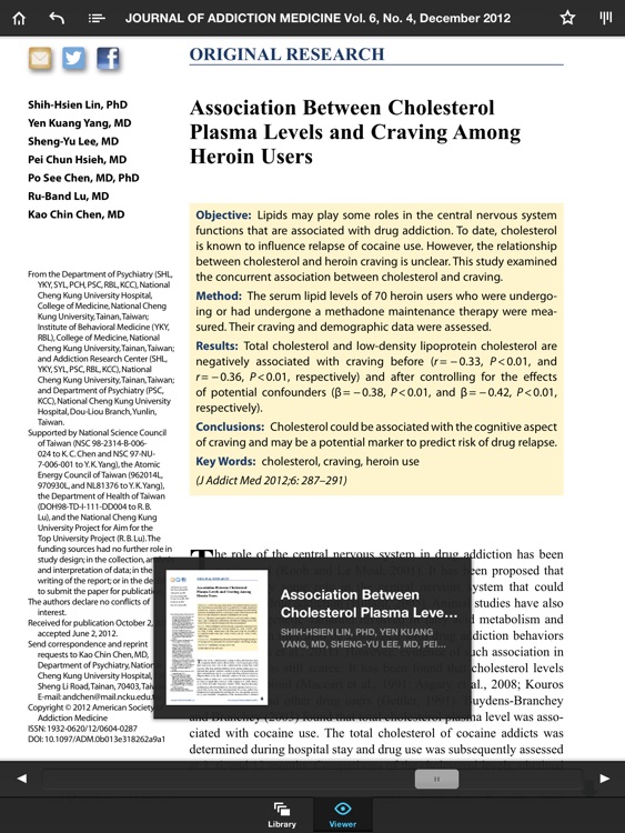 Journal of Addiction Medicine screenshot-3