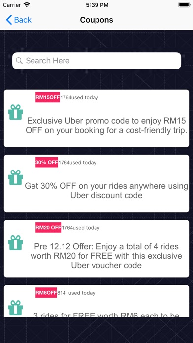UbeCoupons - Coupons For Uber screenshot 3