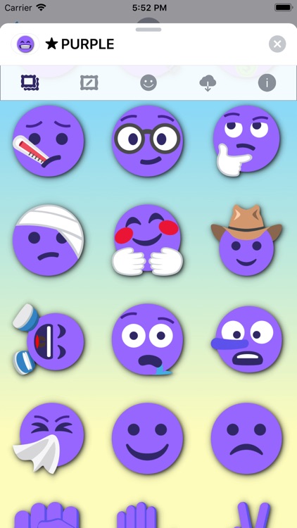 PURPLE Emoji • Stickers screenshot-8